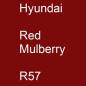 Preview: Hyundai, Red Mulberry, R57.